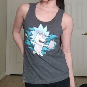 Rick and Morty Parody Nirvana Band Shirt Unisex Cartoon